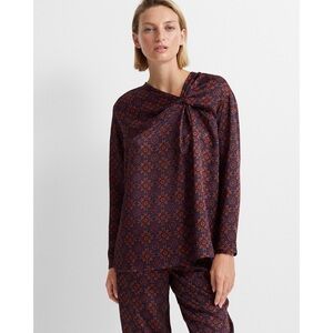 Club Monaco Twist Front Blouse | Size M